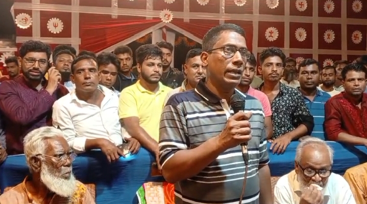 গফরগাঁওয়ে পূজা মন্ডপ পরিদর্শনে  ডাঃ মোফাখ্যারুল ইসলাম রানা