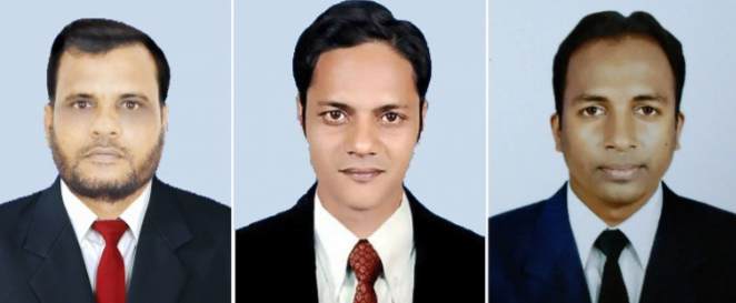 গলাচিপায় টেলিভিশন সাংবাদিক ফোরামের সভাপতি জসিম ও সাধারণ সম্পাদক জিকো।