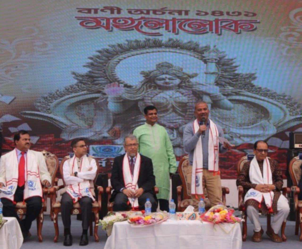 নানা আয়োজনে অফিসার্স ক্লাবে সরস্বতী পূজা উদযাপন।