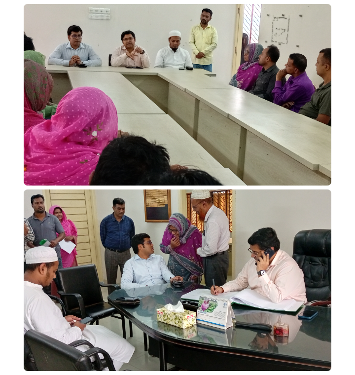 উপপরিচালক, স্থানীয় সরকার বিভাগ   ডিডিএলজি,ডাঃ শামীম  আহমেদ এর গফরগাঁ পৌরসভা পরিদর্শন।