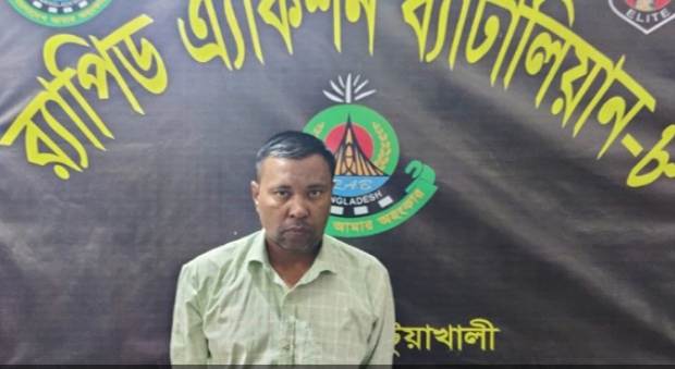 র‍্যাবের অভিযানে চোর ও ডাকাত চক্রের সদস্য ইয়াকুব মৃধা গ্রেফতার।