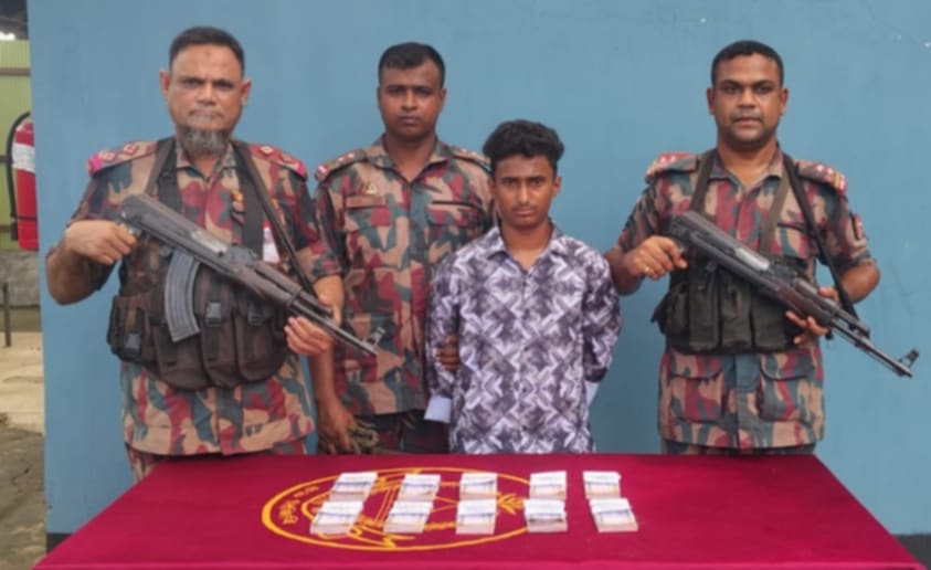 বেনাপোলে ৯ লাখ ২০ হাজার জাল টাকার নোট সহ আটক এক