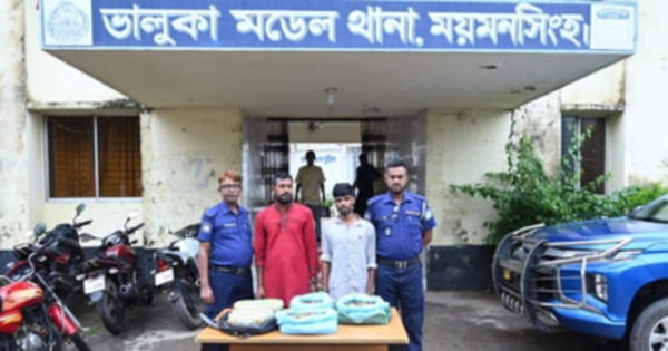 ভালুকায় চেকপোস্ট বসিয়ে পুলিশ যৌথবাহিনীর তল্লাশিকালে গাঁজাসহ আট’ক-২