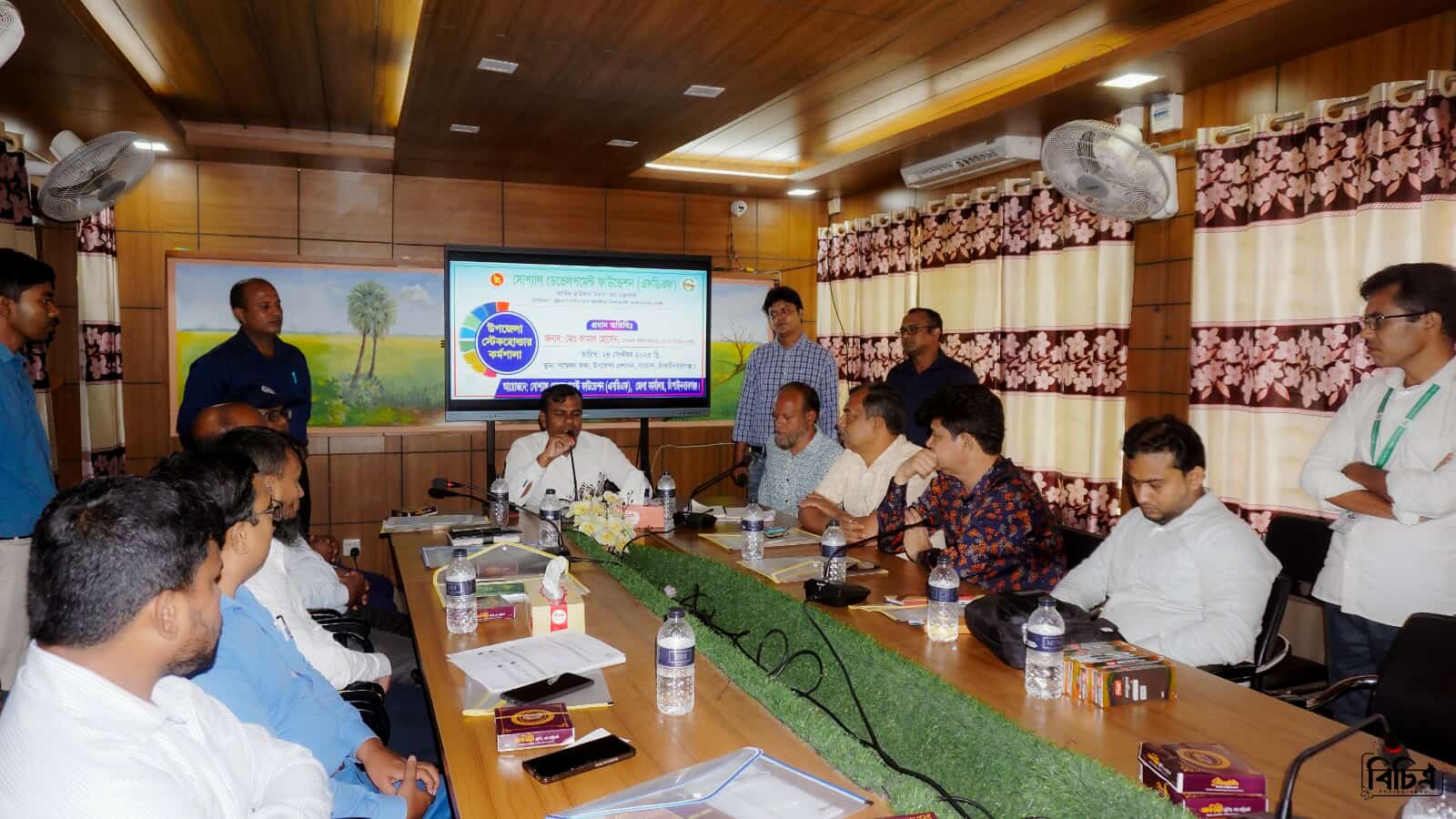 নাচোলে এসডিএফ এর উপজেলা স্টেকহোল্ডার কর্মশালা অনুষ্ঠিত.