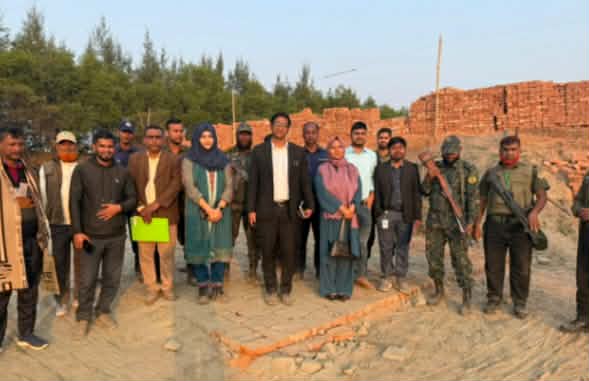 গলাচিপায় অবৈধ ইটভাটায় মোবাইল কোর্ট অভিযান