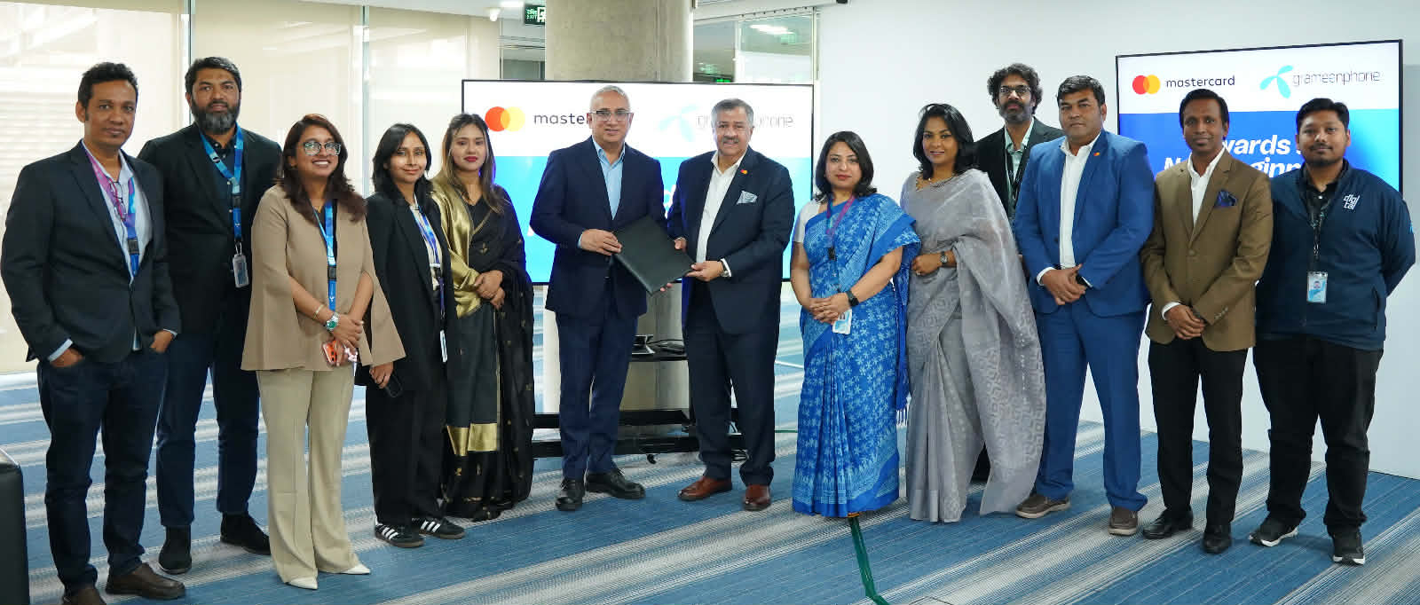 গ্রামীণফোন ও মাস্টারকার্ডের পার্টনারশিপ