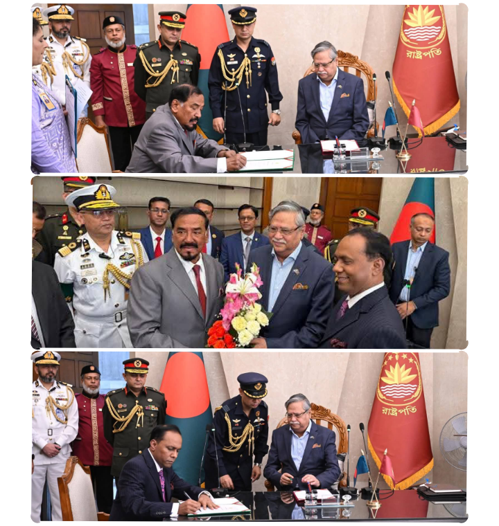 জাতীয় সংসদের স্পিকার মেজর (অব.) হাফিজ উদ্দিন আহমদ, ডেপুটি স্পিকার ব্যারিস্টার কায়সার কামাল।