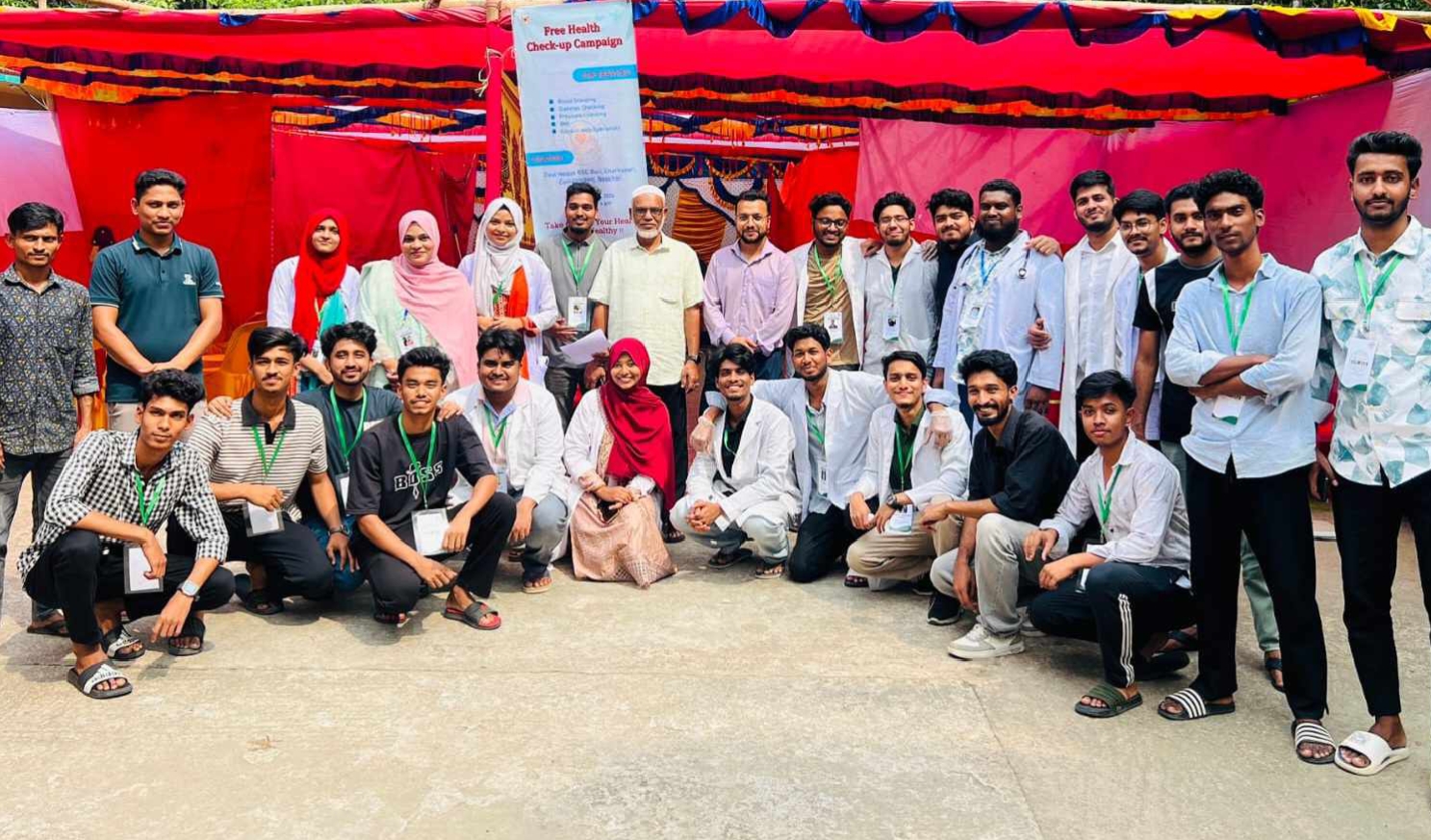 কোম্পানীগঞ্জে অর্ধ সহস্রাধিক রোগীদের ফ্রি চিকিৎসা সেবা অনুষ্ঠিত।