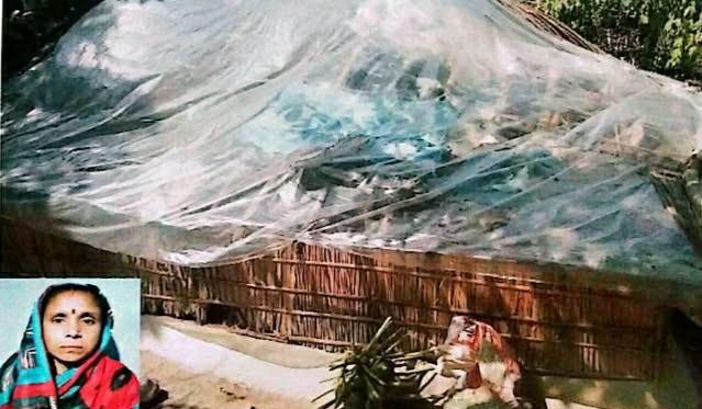 ঝড়ের আঘাতে ভেঙে গেছে স্বপ্ন, পলিথিনের ঘরে সন্তানদের নিয়ে শিপ্রা রানীর মানবেতর জীবন।