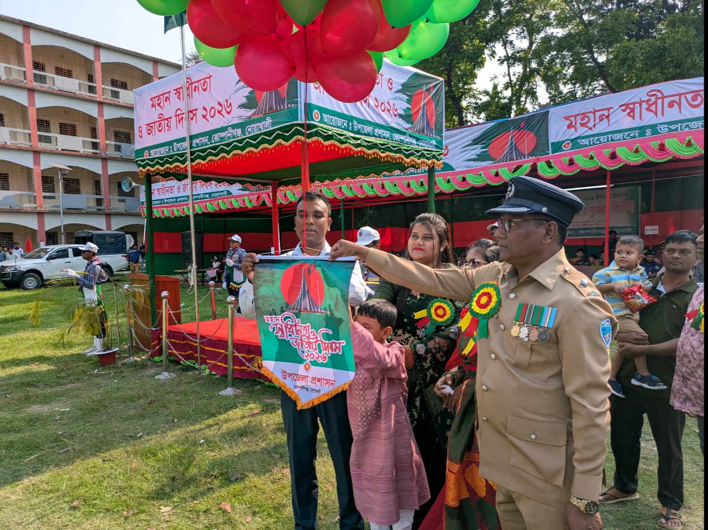 কোম্পানীগঞ্জে যথাযোগ্য মর্যাদায় মহান স্বাধীনতা ও জাতীয় দিবস উদযাপিত,