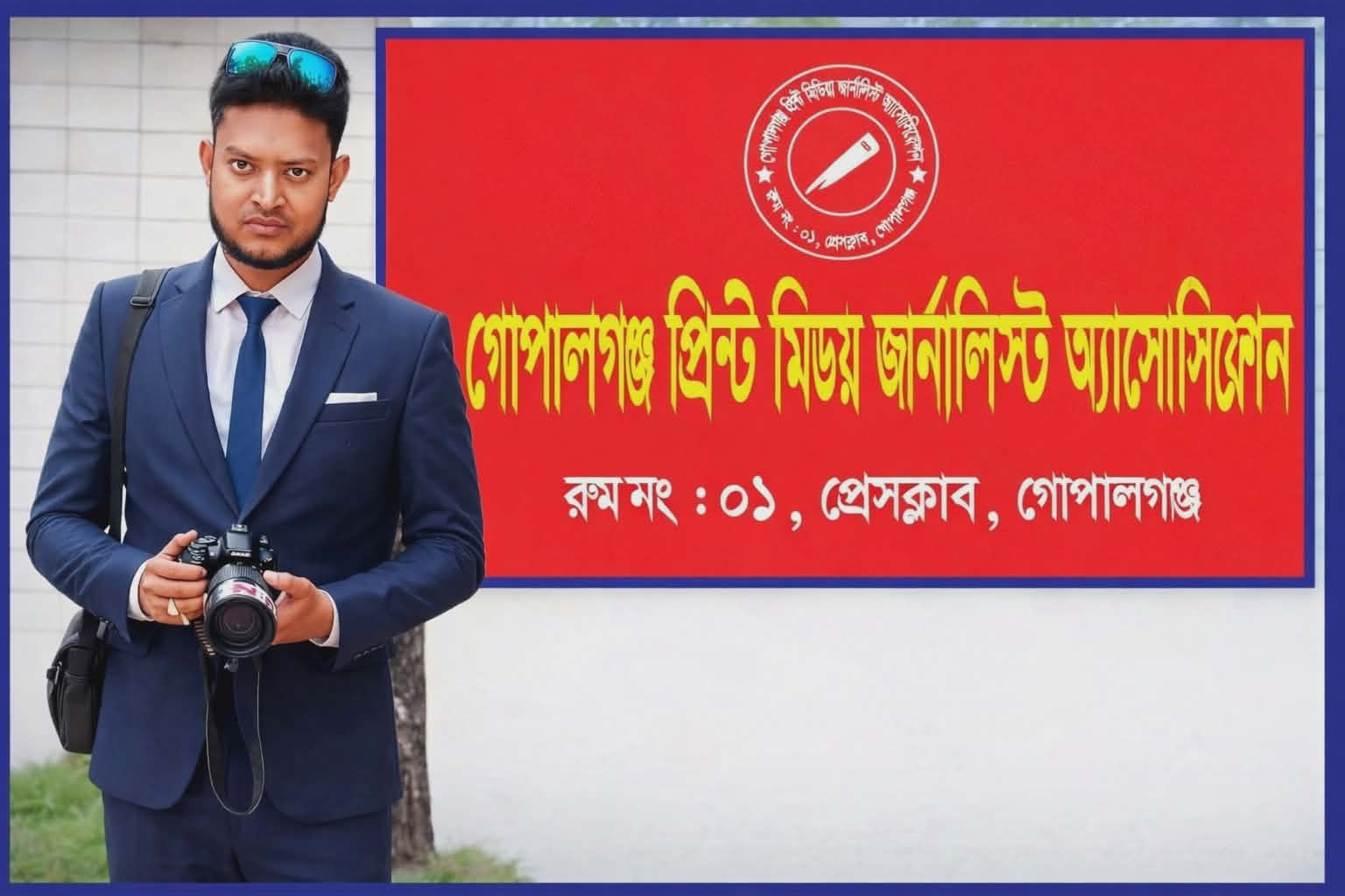 গোপালগঞ্জ প্রিন্ট মিডিয়া জার্নালিস্ট অ্যাসোসিয়েশনের পক্ষ থেকে নববর্ষের শুভেচ্ছা জানালেন মোঃ শিহাব উদ্দিন।