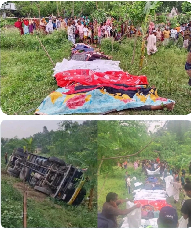 টাঙ্গাইলে মহাসড়কে রডবোঝাই ট্রাক উল্টে নিহত বেড়ে ১৭, 1 1779713332728 || Dailydeshsomoy